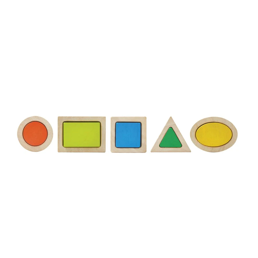 PlanToys Geo Matching Blocks - Shapes
