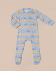 Sleepsuit - Grey Animal March