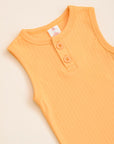 Sleeveless Onesie - Pastel Orange | Baby Clothing Essentials at The Elly Store Singapore