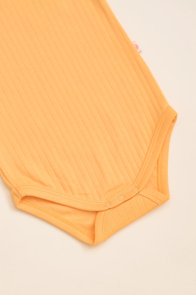 Sleeveless Onesie - Pastel Orange | Baby Clothing Essentials at The Elly Store Singapore
