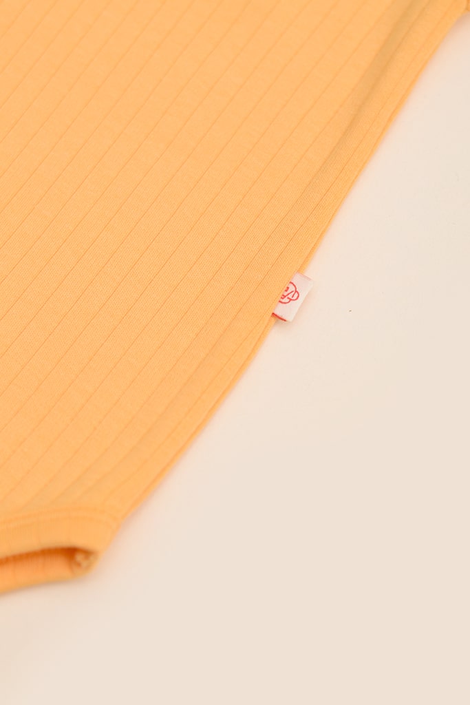 Sleeveless Onesie - Pastel Orange | Baby Clothing Essentials at The Elly Store Singapore