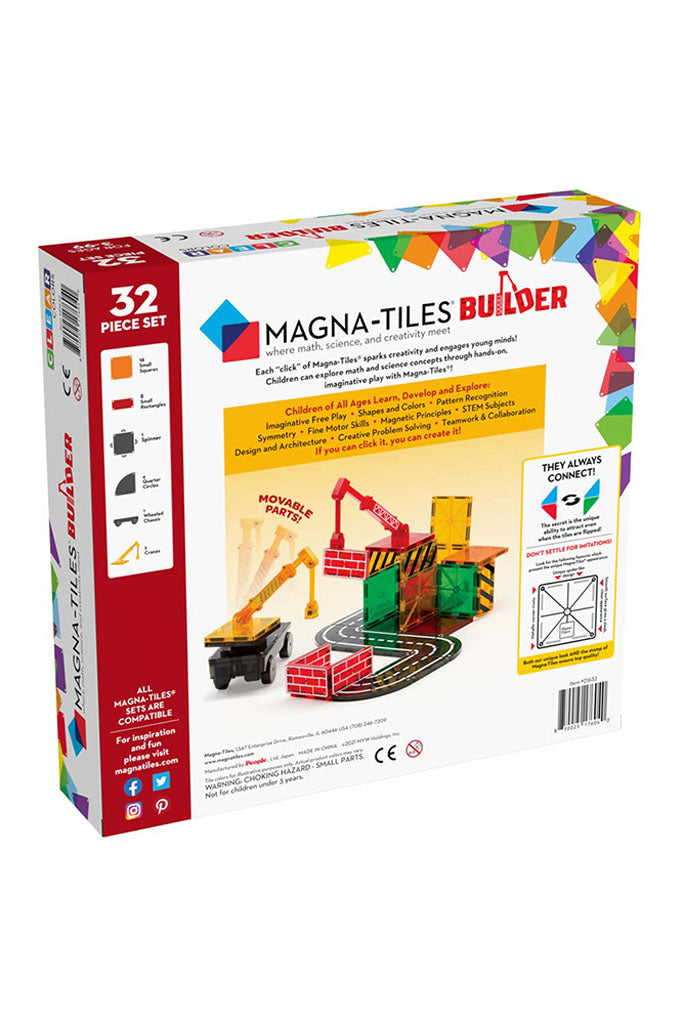 Magna-Tiles Builder 32 Piece Set | The Elly Store