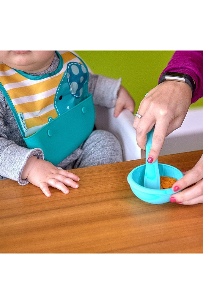 Masher Spoon & Bowl Set - Blue by Marcus & Marcus | Mealtime | The Elly Store Singapore
