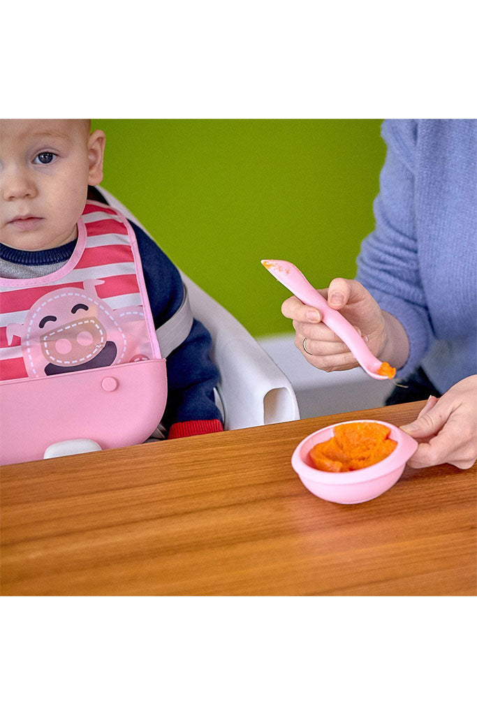Masher Spoon & Bowl Set - Pink by Marcus & Marcus | Mealtime | The Elly Store Singapore