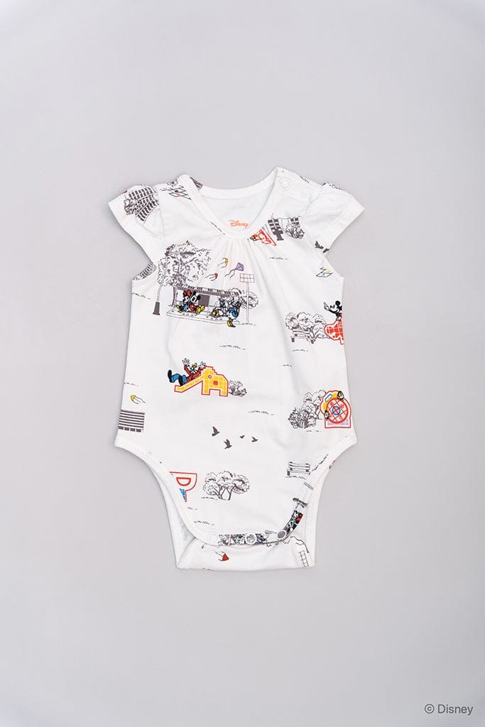 Paige Onesie - Vintage Playground Mickey | Disney x elly Mickey Go Local | The Elly Store Singapore
